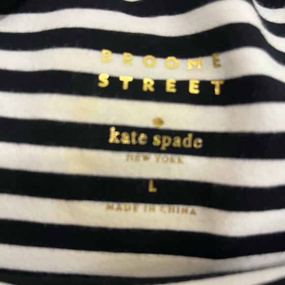 Kate Spade Brooke Street Striped Sleeveless Shift Dress - Picture 2 of 5